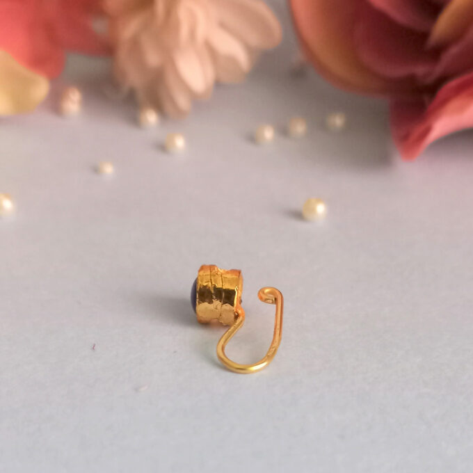 Press Style/ Clip on Nose pin