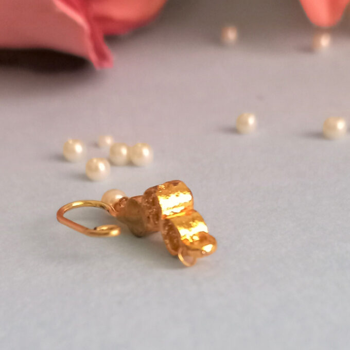 Press Style/ Clip on Nose pin